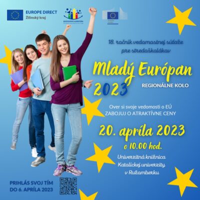 Je tu Mladý Európan 2023