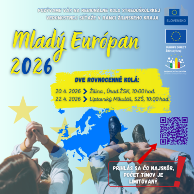 Kto bude top víťaz vedomostnej súťaže Mladý Európan 2026?